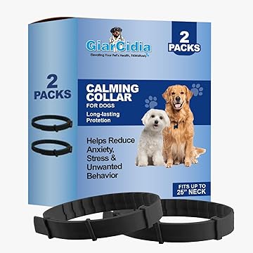 Premium Calming Collar for Dogs - Anxiety Relief Pheromone Collar | Lasts for 30 Days | Ideal for Stressful Situations, Loud Noises,...